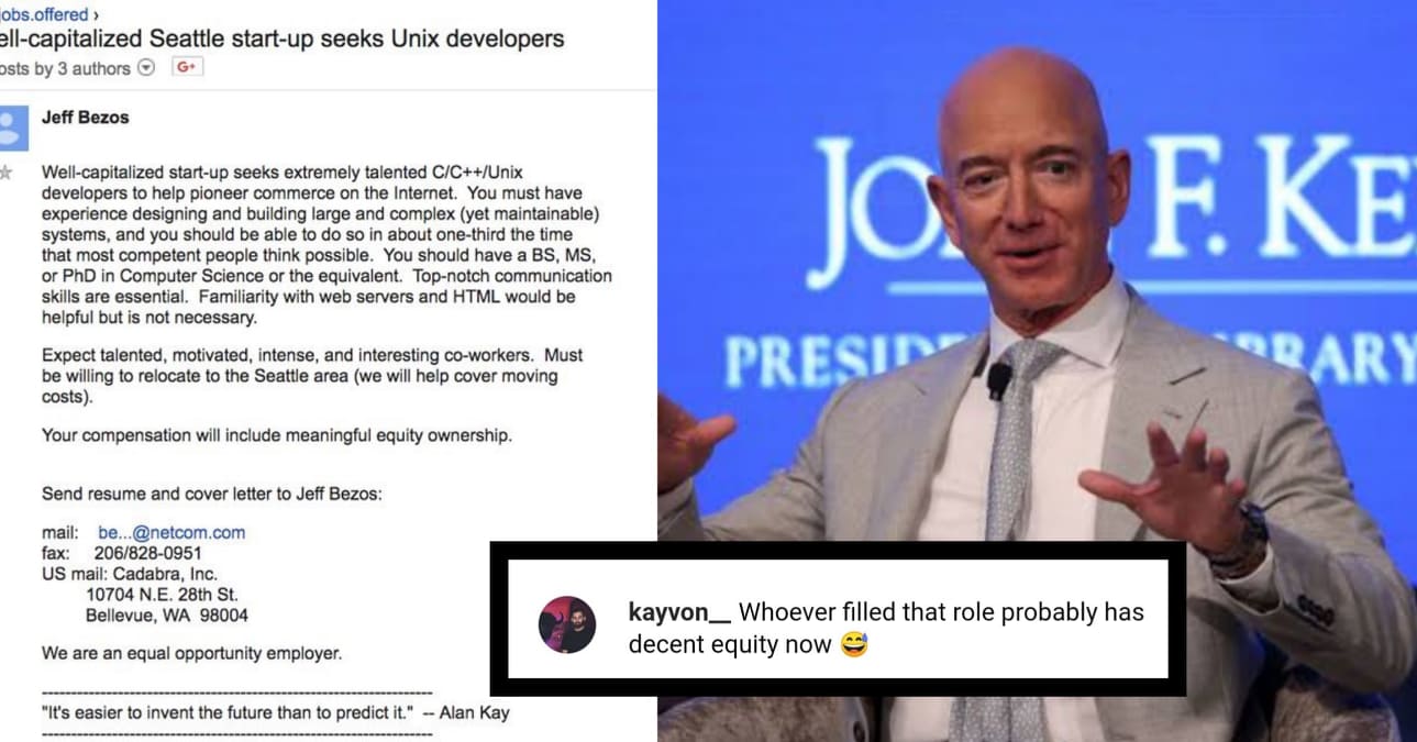 Amazon Posts 25 Years Old Job Ad. Internet Asks ‘Who Got The Job’