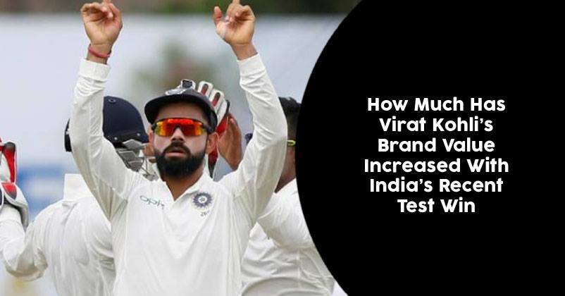 How Much Has Virat Kohli’s Brand Value Increased With India’s Recent Test Win